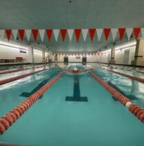 gym with indoor pool