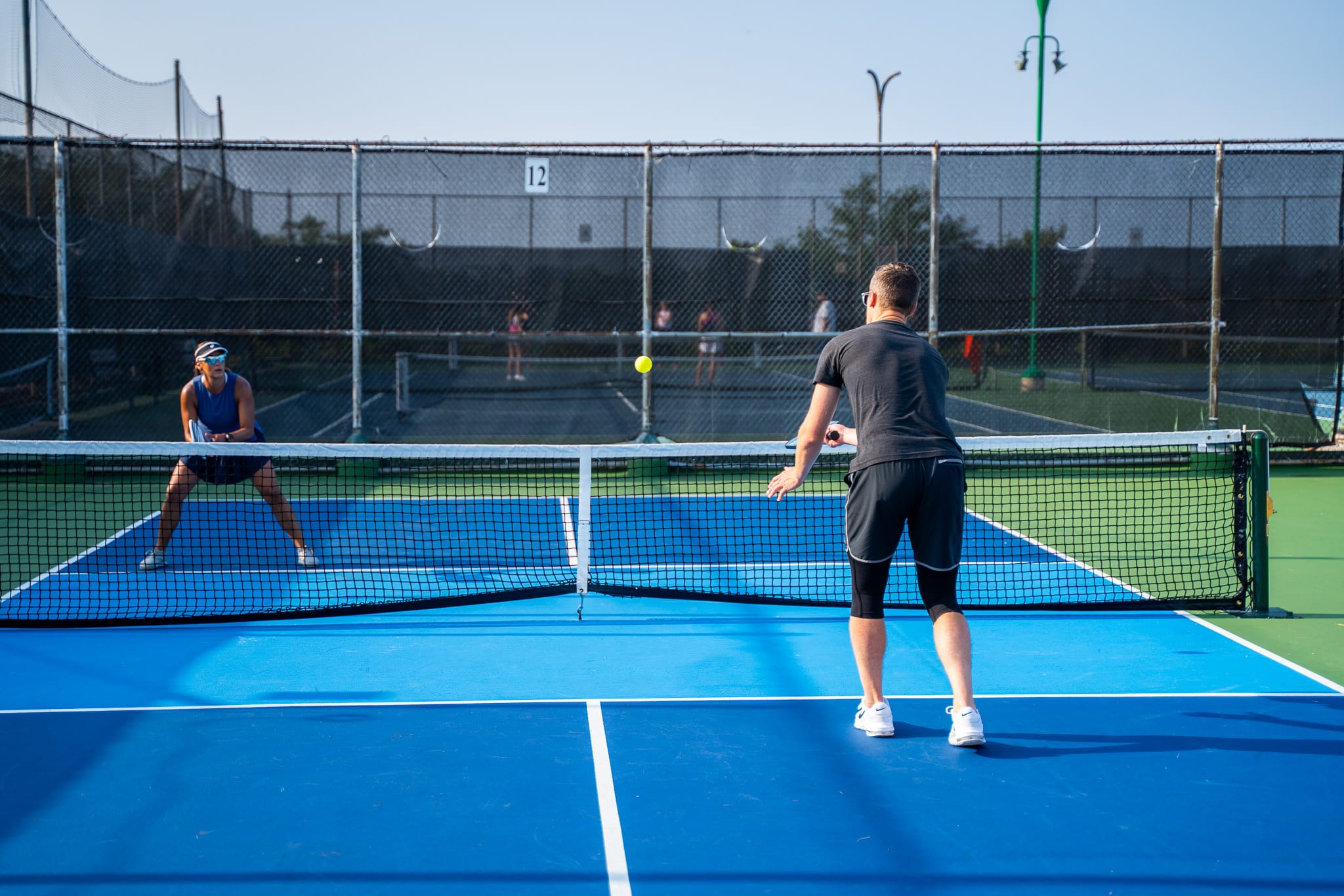 Lincoln Park Pickleball - Rooftop Outdoor Pickleball Courts at Lakeshore Sport and Fitness